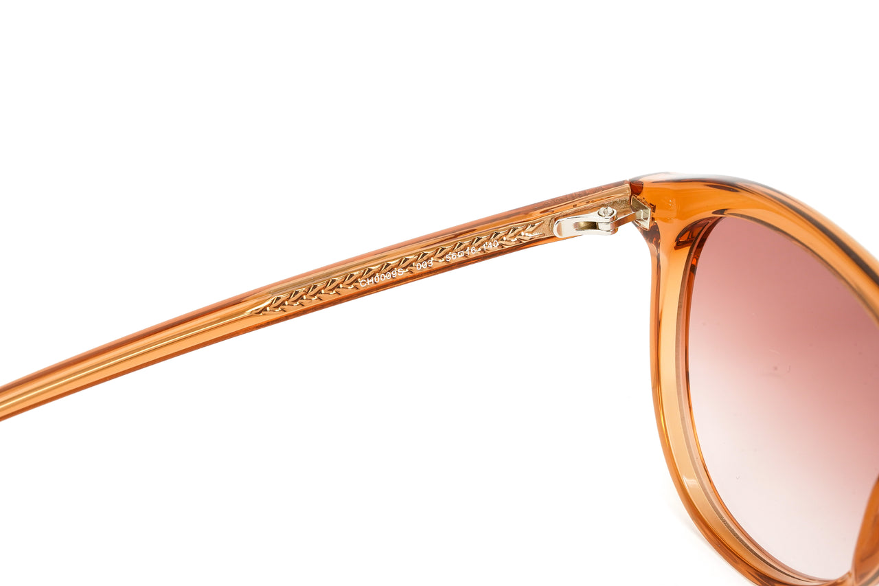 Chloé Women's Sunglasses Esther Oversized Pilot Orange/Pink CH0009S-003 56