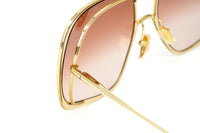 Thumbnail for Chloé Women's Sunglasses Hanah Oversized Square Tortoise/Pink CH0035S-003 62
