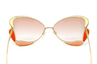 Thumbnail for Chloé Women's Sunglasses Gemma Butterfly Orange CH0048S-001 60