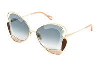 Thumbnail for Chloé Women's Sunglasses Gemma Butterfly Grey CH0048S-002 60
