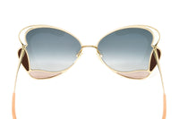 Thumbnail for Chloé Women's Sunglasses Gemma Butterfly Grey CH0048S-002 60