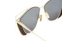 Thumbnail for Chloé Women's Sunglasses Gemma Geometric Grey CH0049S-002 59