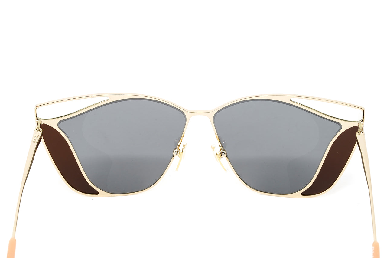 Chloé Women's Sunglasses Gemma Geometric Grey CH0049S-002 59