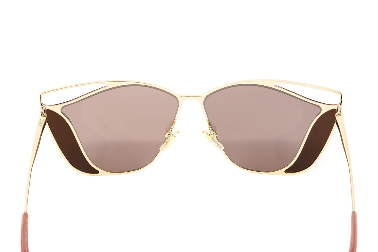 Chloé Women's Sunglasses Gemma Geometric Purple CH0049S-004 59