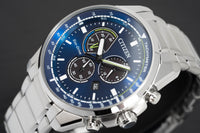 Thumbnail for Citizen Eco-Drive Chronograph Blue Men's Watch AT1190-87L