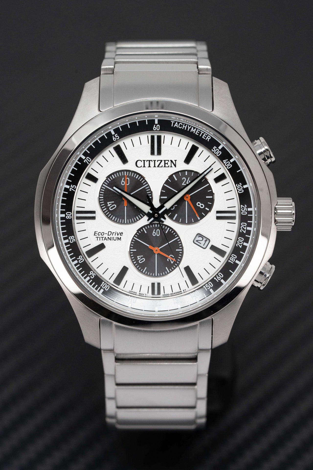 Citizen Eco-Drive Chronograph – Crystals & Watches Silver Watch Men\'s AT2530-85A