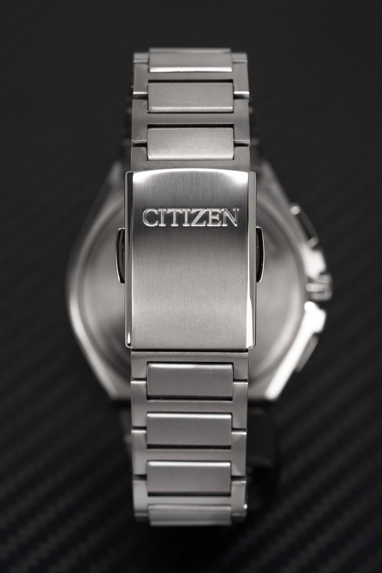 Citizen Men's Watch Chronograph Radio Controlled Eco-Drive Titanium Black AT8234-85E