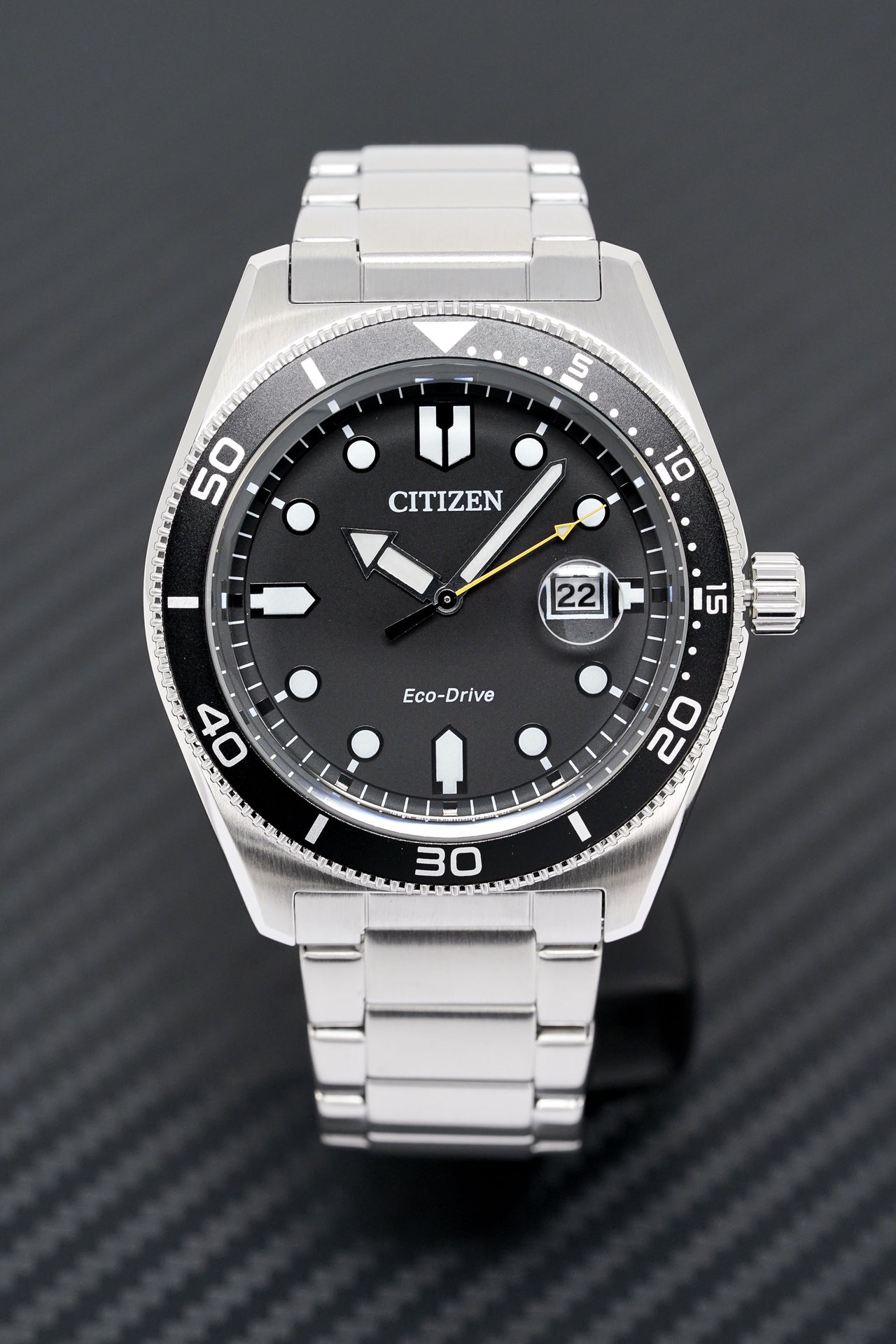 Citizen Men's Watch Eco-Drive Sport Black Silver AW1760-81E