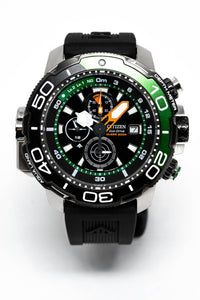 Thumbnail for Citizen Men's Watch Eco-Drive Marine Promaster Green BJ2168-01E