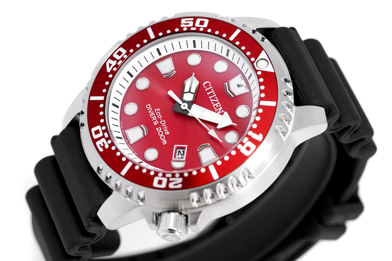  Citizen Eco-Drive Promaster Red Dial Men's Watch