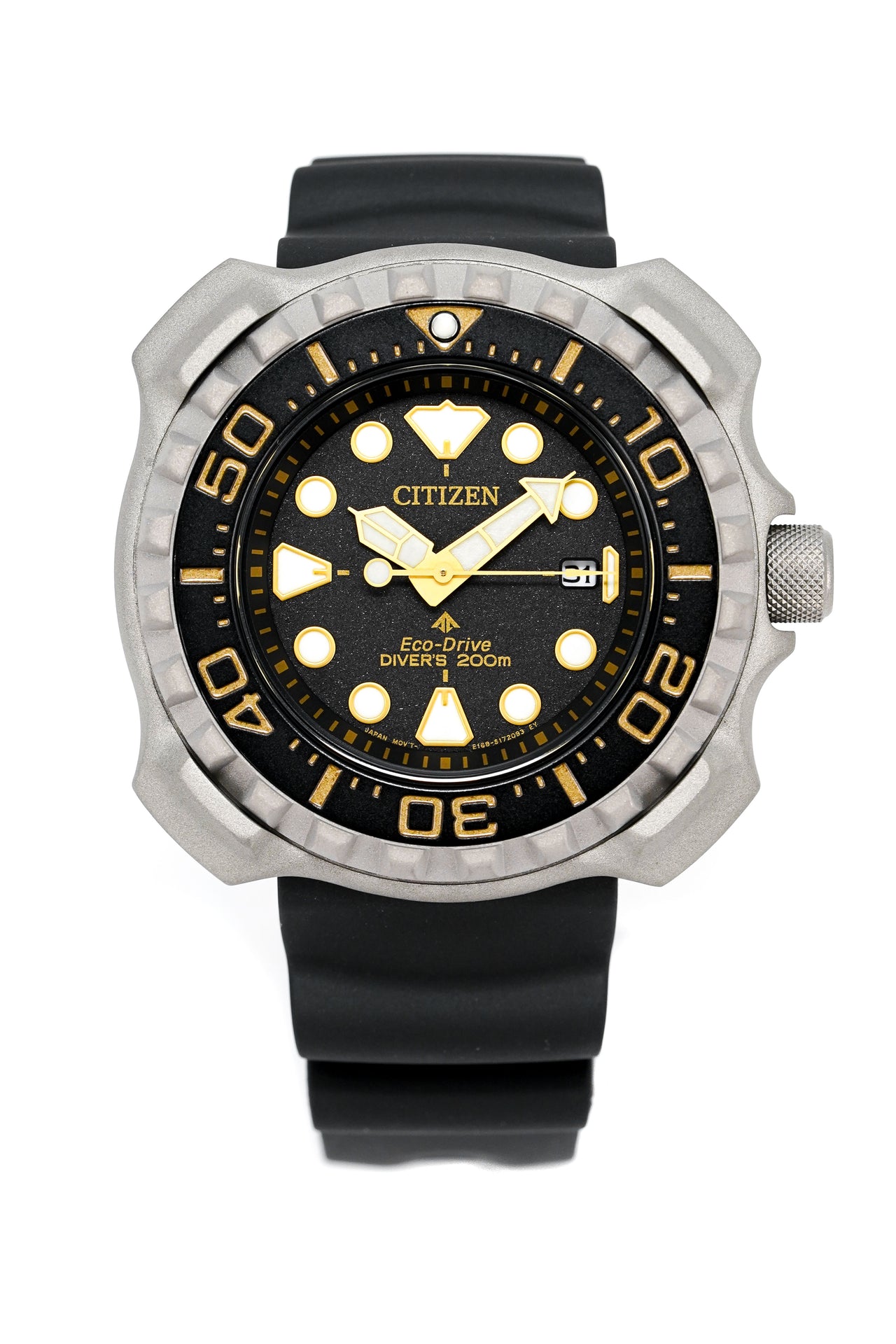 Citizen Eco-Drive Diver Marine Promaster Men's Watch Black BN0220-16E