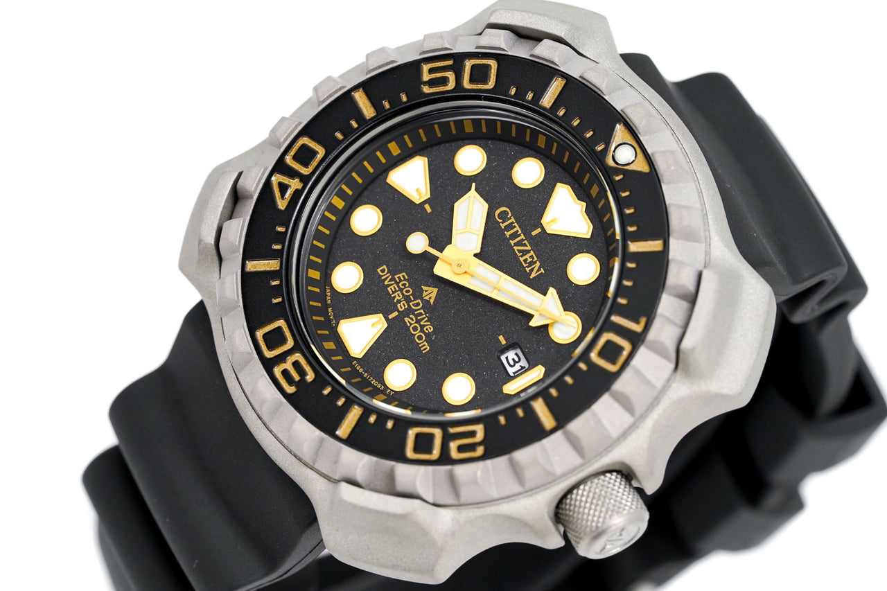 Citizen Eco-Drive Diver Marine Promaster Men's Watch Black BN0220-16E