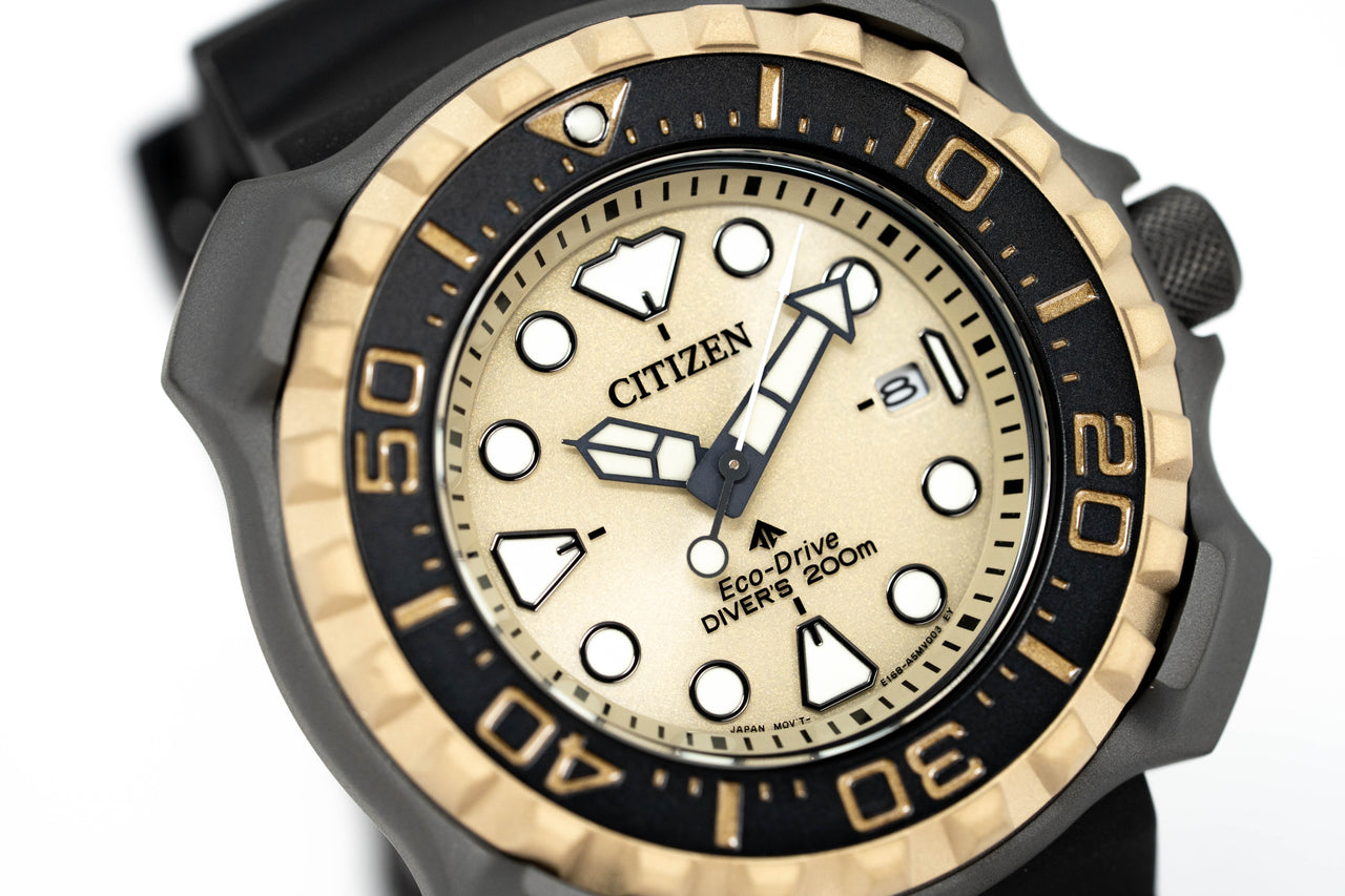 Citizen Eco-Drive Diver Marine Promaster Gold Men's Watch BN0226-10P