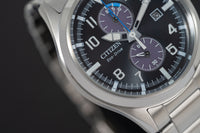 Chronograph – Black Citizen Watch Men\'s Eco-Drive CA7028-81E Crystals Watches &