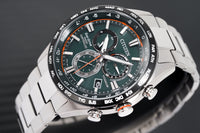 Thumbnail for Citizen Eco-Drive Radio Controlled Green Men's Watch CB5946-82X