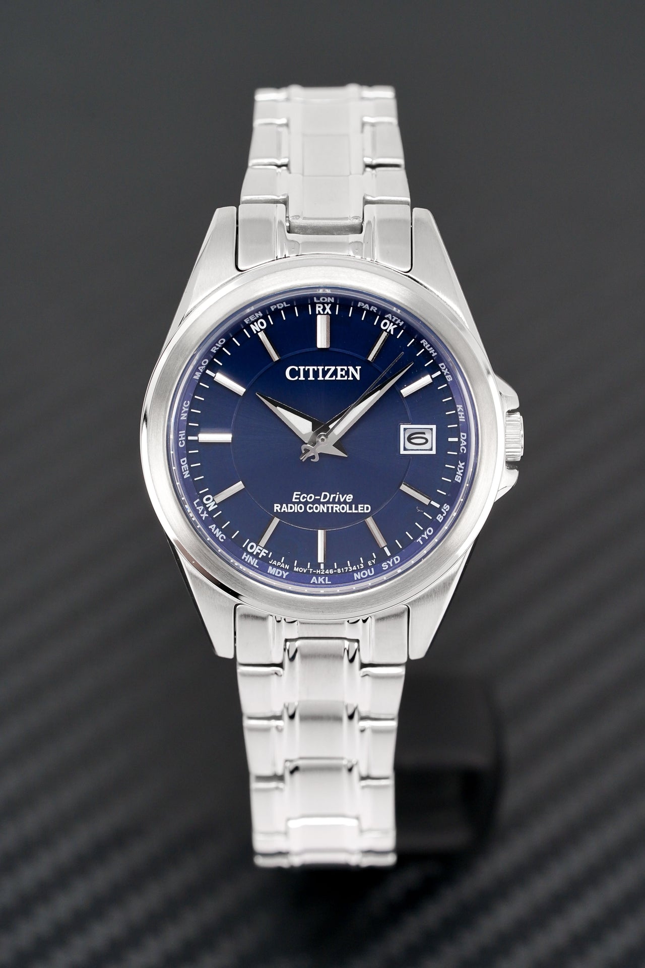 Citizen L Eco Drive Radio Controlled Blue Women's Watch ECL