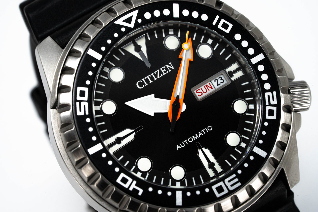Men\'s Citizen Watch Crystals Black Mechanical Automatic NH8380-15E – & Watches