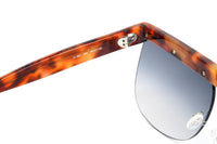 Thumbnail for Courrèges Women's Sunglasses Oversized Flat Top Tortoise CL1901-001 66