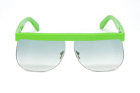 Thumbnail for Courrèges Women's Sunglasses Oversized Flat Top Green CL1901-004 66