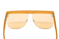 Thumbnail for Courrèges Women's Sunglasses Oversized Flat Top Orange CL1901-007 66