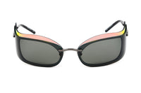 Thumbnail for Courrèges Women's Sunglasses Cat Eye Wraparound Black and Flame CL1903-001 53