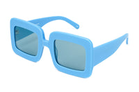 Thumbnail for Courrèges Women's Sunglasses Oversized Square Blue CL2001-004 52