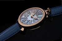 Thumbnail for GaGà Milano Ladies Watch Manuale 35mm Blue IP Rose Gold