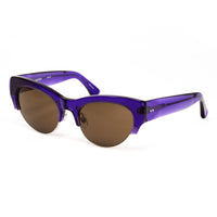 Thumbnail for Dries Van Noten x Linda Farrow Purple Sunglasses DVN100C3SUN