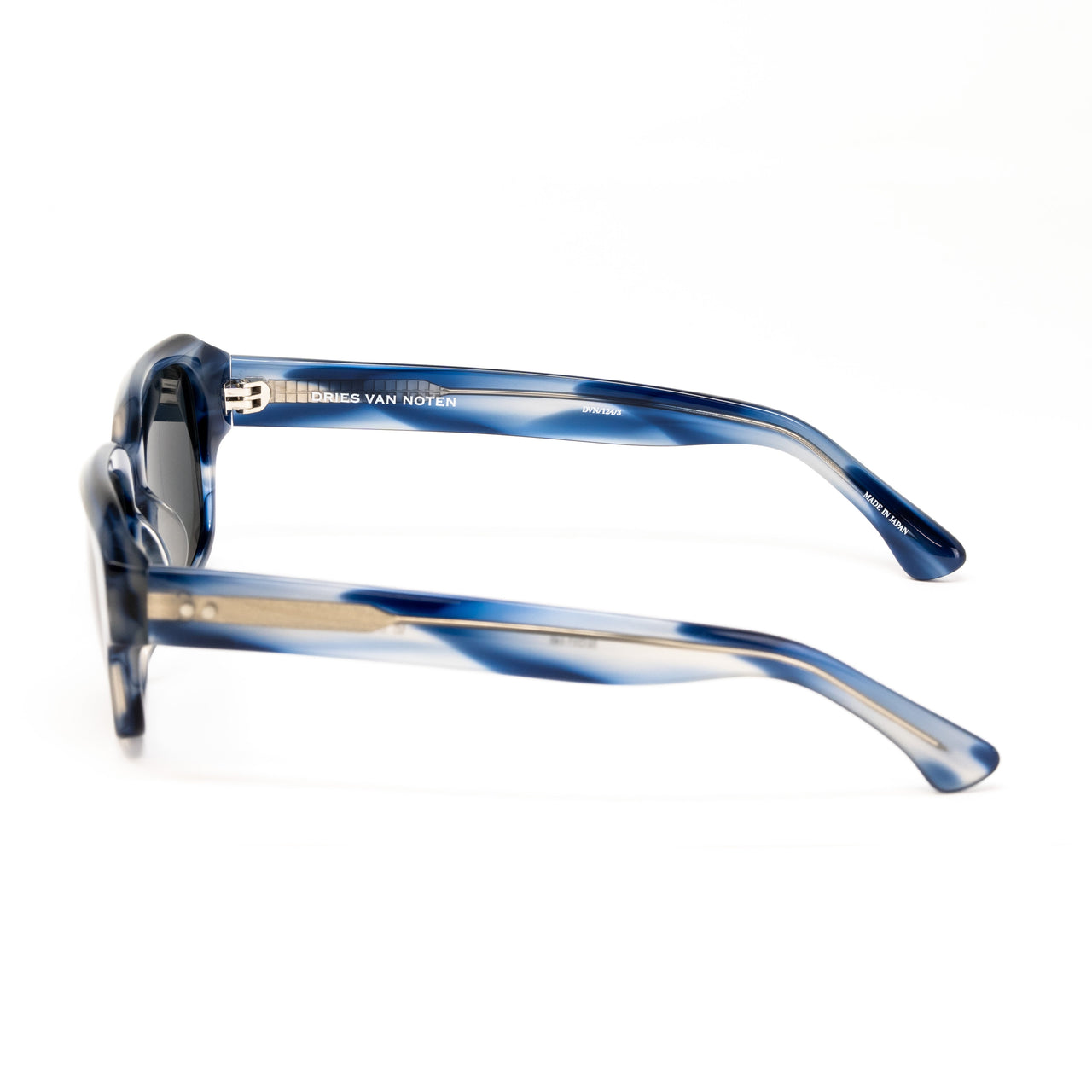 Dries Van Noten x Linda Farrow Blue/White Sunglasses DVN124C3SUN