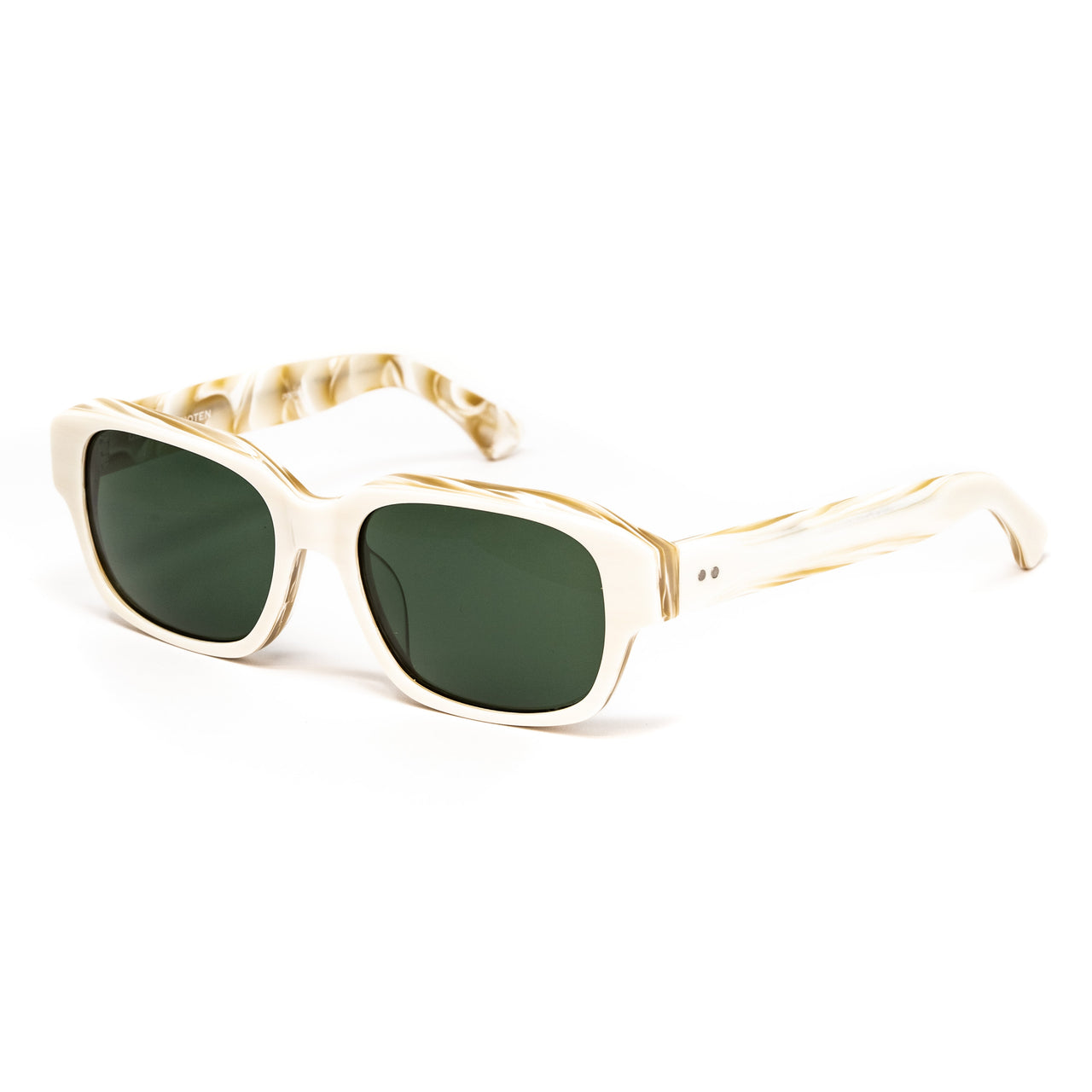 Dries Van Noten x Linda Farrow Ivory-Toned Sunglasses DVN124C6SUN