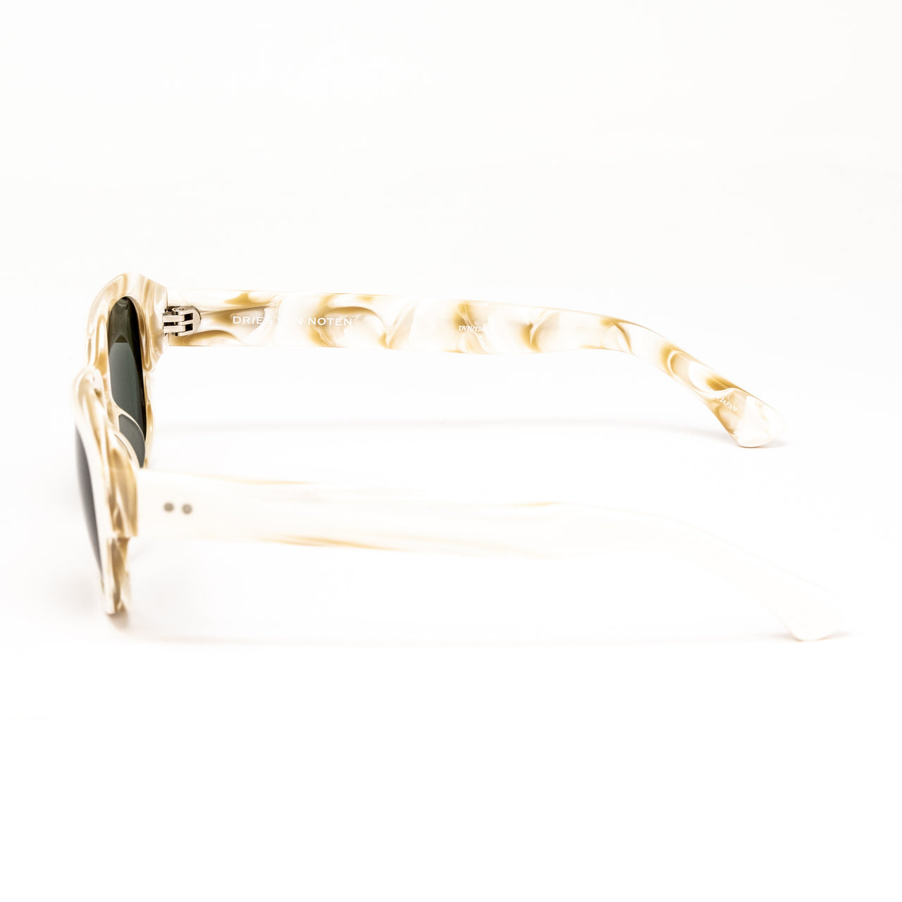 Dries Van Noten x Linda Farrow Ivory-Toned Sunglasses DVN124C6SUN