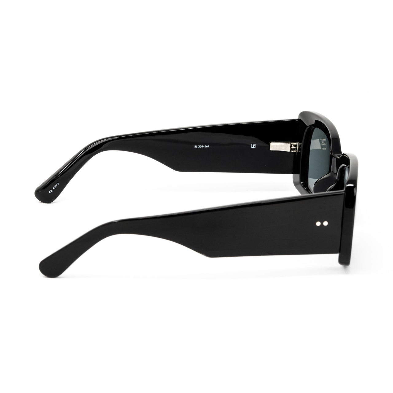 Dries Van Noten x Linda Farrow Black Sunglasses DVN137C1SUN