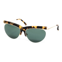 Thumbnail for Dries Van Noten x Linda Farrow Tortoiseshell Sunglasses DVN150C12SUN