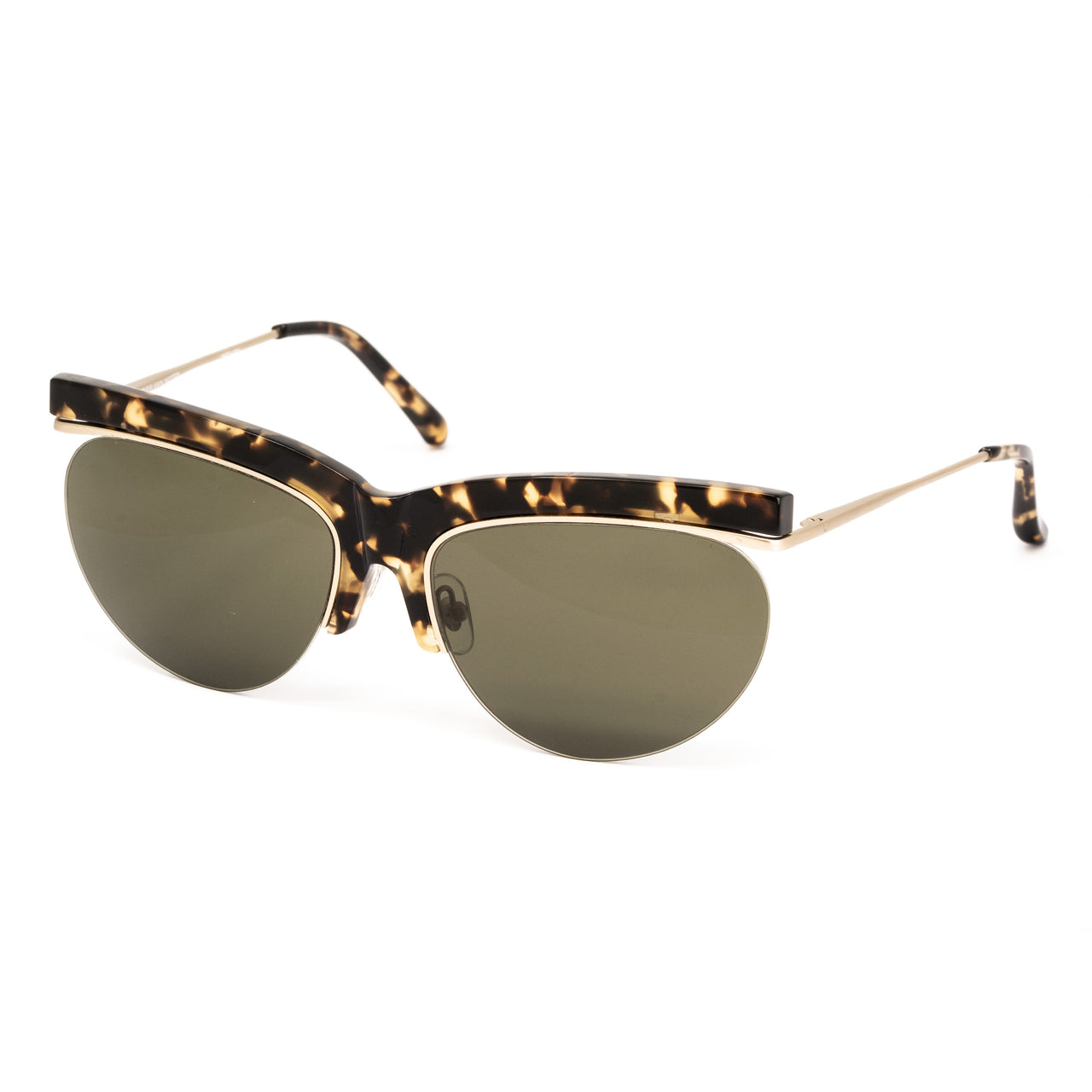 Dries Van Noten x Linda Farrow Tortoiseshell Sunglasses DVN150C1SUN