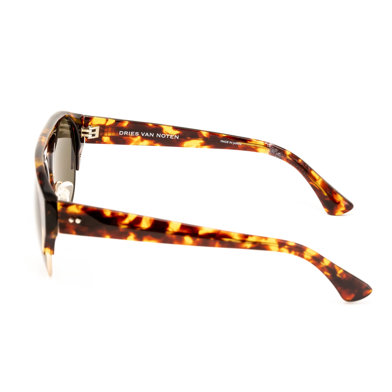 Dries Van Noten x Linda Farrow Tortoiseshell Sunglasses DVN152C3SUN
