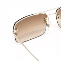 Thumbnail for Dries Van Noten x Linda Farrow Brown Sunglasses DVN156C2SUN