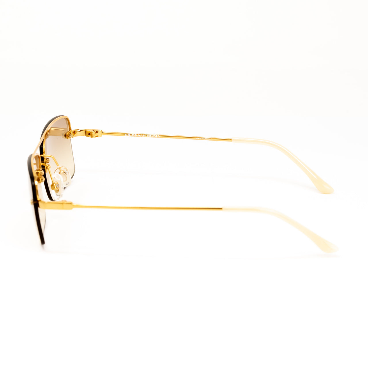 Dries Van Noten x Linda Farrow Gold Sunglasses DVN156C4SUN