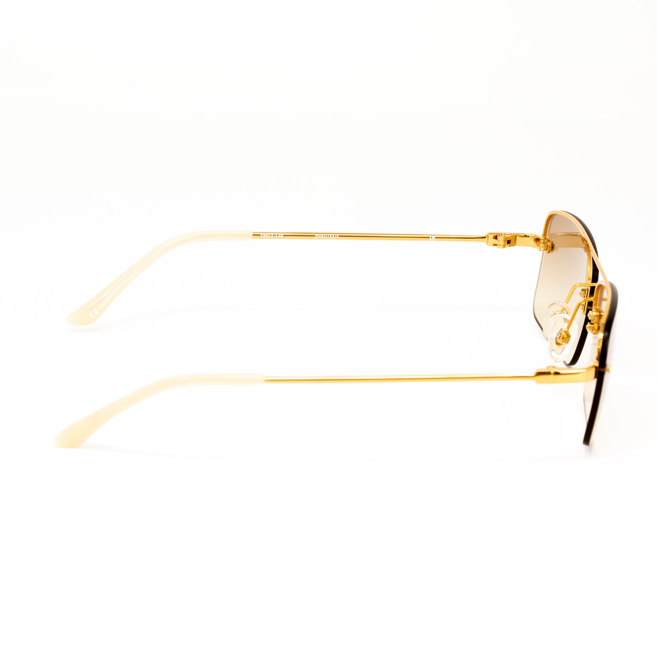 Dries Van Noten x Linda Farrow Gold Sunglasses DVN156C4SUN