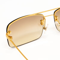 Thumbnail for Dries Van Noten x Linda Farrow Gold Sunglasses DVN156C4SUN