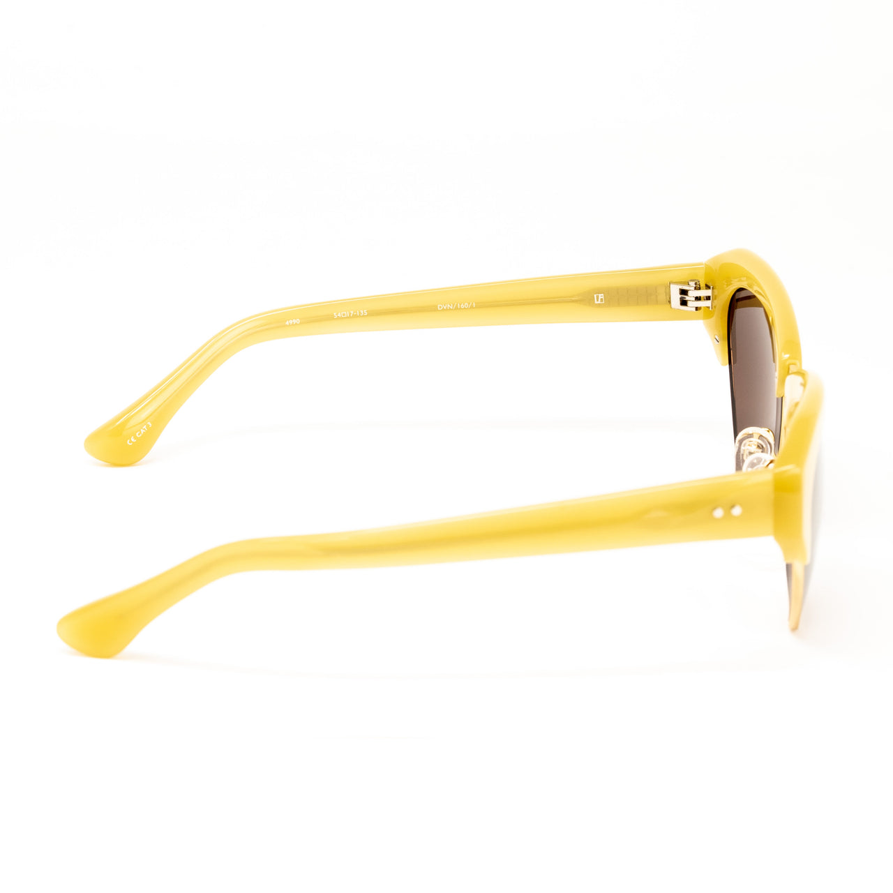 Dries Van Noten x Linda Farrow Yellow Sunglasses DVN160C1SUN