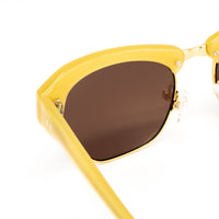 Thumbnail for Dries Van Noten x Linda Farrow Yellow Sunglasses DVN160C1SUN