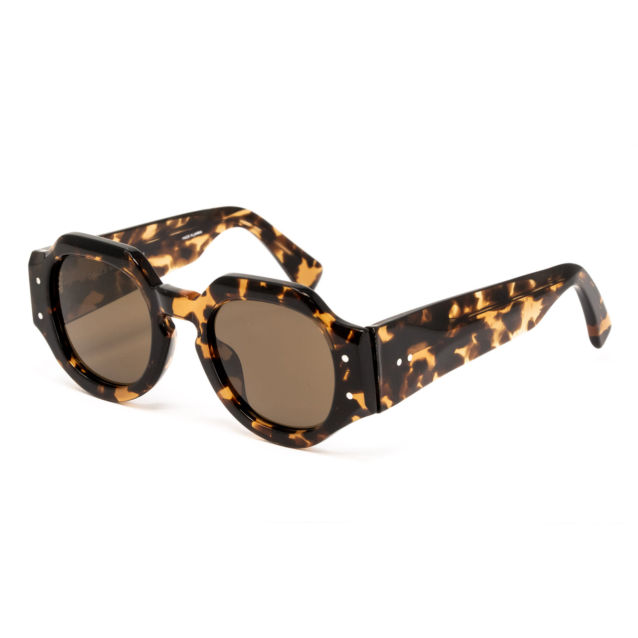 Dries Van Noten x Linda Farrow Tortoiseshell Sunglasses DVN174C6SUN
