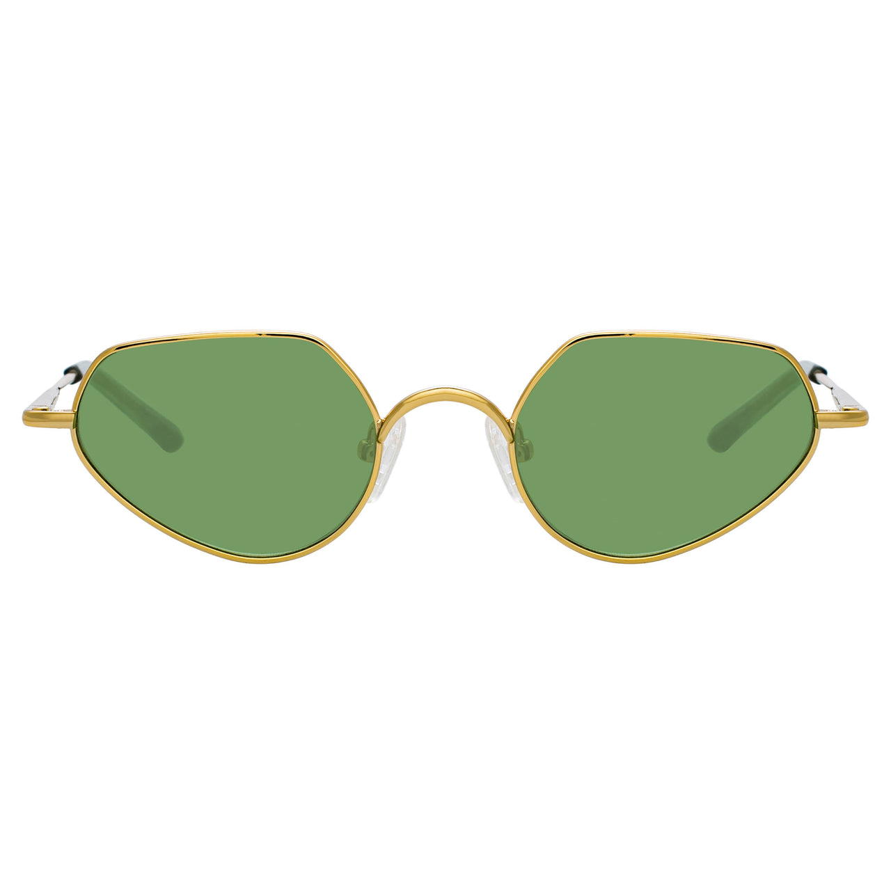 Dries Van Noten Ladies Cat Eye Green Sunglasses DVN176C5SUN