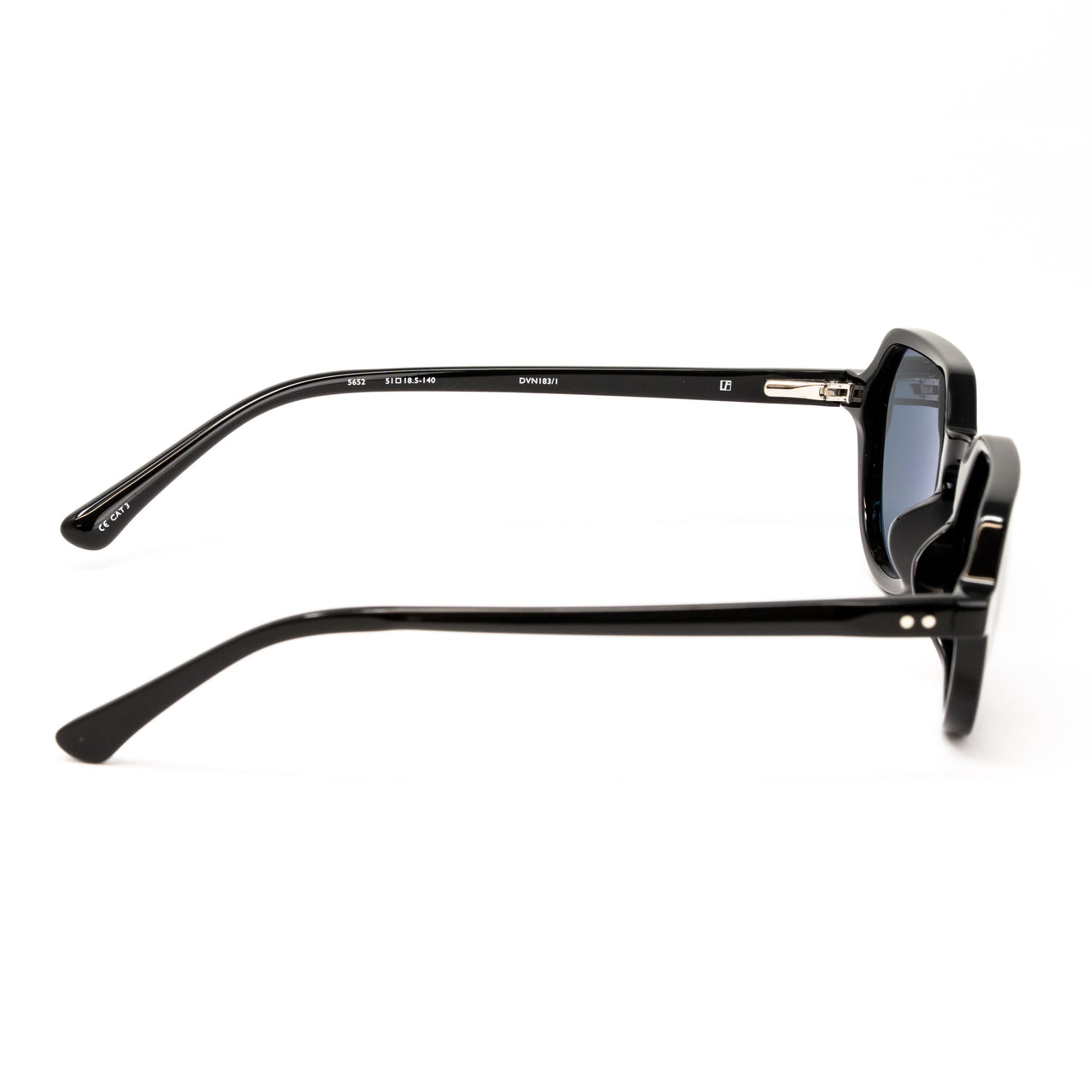 Dries Van Noten x Linda Farrow Black Sunglasses DVN183C1SUN