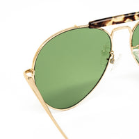 Thumbnail for Dries Van Noten x Linda Farrow Green Sunglasses DVN187C5SUN