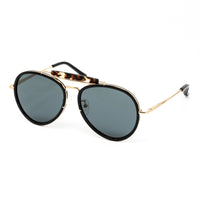 Thumbnail for Dries Van Noten x Linda Farrow Black Sunglasses DVN188C1SUN