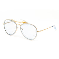 Thumbnail for Dries Van Noten x Linda Farrow Gold Sunglasses DVN188C3SUN