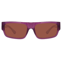 Thumbnail for Dries Van Noten x Linda Farrow Purple Sunglasses DVN189C4SUN