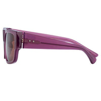 Thumbnail for Dries Van Noten x Linda Farrow Purple Sunglasses DVN189C4SUN