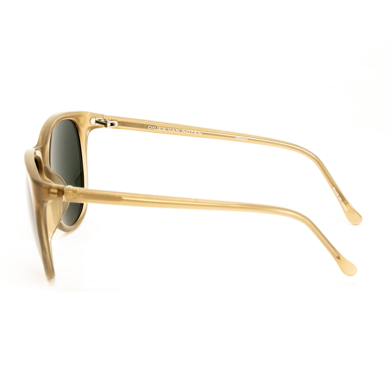 Dries Van Noten X Linda Farrow Brown Square Sunglasses DVN24C2SUN